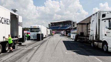 Motorhome MERCEDES AMG PETRONAS Formel 1