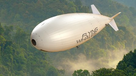 Nicht nur für Holztransport in unwegsamen Regionen eine Transportoption - der Flying Whale.© Fyling Whale