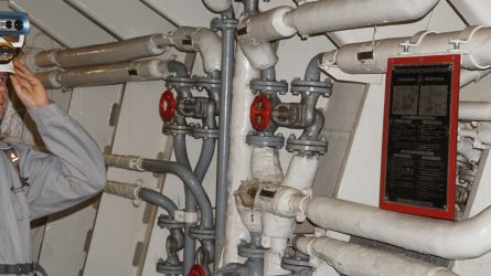 Das IPS-System beim Einsatz in der Schiffsinspektion © DLR