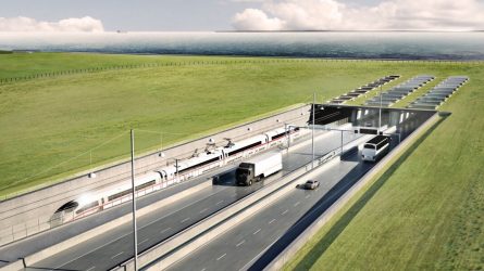 In rund zehn Jahren soll der 18 Kilometer lange Fehmarnbelttunnel Puttgarden und Rödby verbinden. © Femern A/S