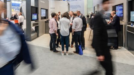 Digitale Tools könnten dabei helfen, Messebauunternehmen und Logistiker zu entlasten. © DB AG / Max Lautenschläger