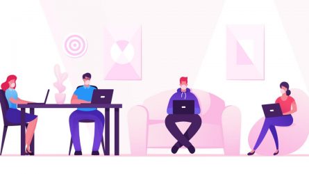 Ziel- und leistungsorientiertes Arbeiten ist dank Digitalisierung auch ohne dauerhafte Präsenz möglich. © stock.adobe.com / ivector