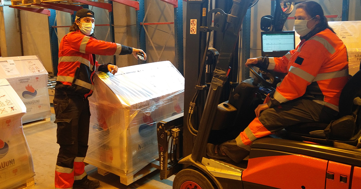 DB Schenkerin kuljettajat ovat tottuneita NunnaUunien käsittelijöitä.