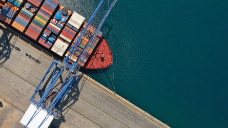 kontenerowiec rozładunek / załadunek